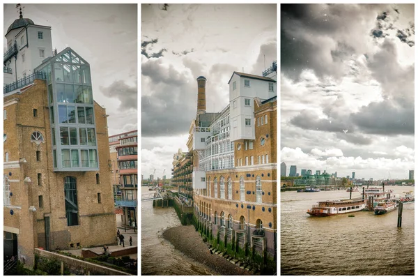 LONDRA - SETTEMBRE 2016: skyline della città lungo il Tamigi. Londra — Foto Stock