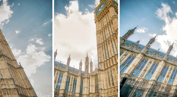 Westminster Palace como se ve desde el nivel de la calle, Londres — Foto de Stock