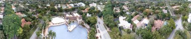 Miami, Florida'da Coral Gables havadan görünümü