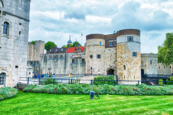 A Tower of London egy borús napon, Egyesült Királyság — Stock Fotó