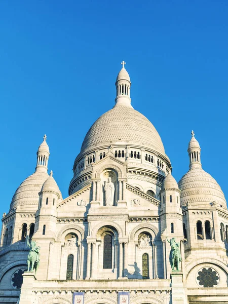 De kathedraal van Montmartre. La Basilique, Parijs — Stockfoto