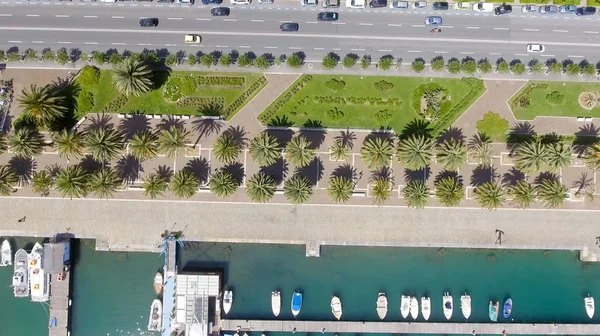 port with docked boats