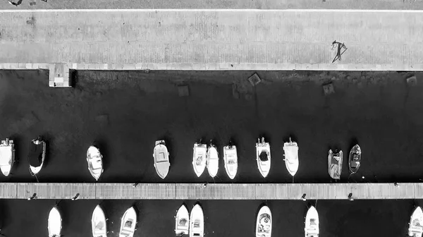 Vista dall'alto delle barche — Foto Stock