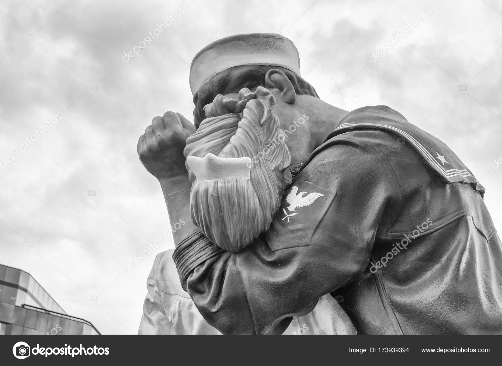 "Unconditional Surrender" Sculpture Stock Editorial Photo © jovannig