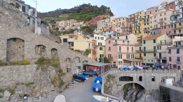 Vista aérea de Manarola — Fotografia de Stock