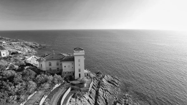 Bela vista aérea da costa da Calafúria, Itália — Fotografia de Stock