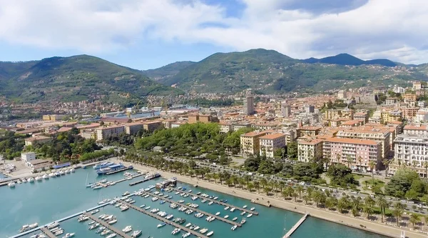 Luftaufnahme von la spezia, Italien — Stockfoto