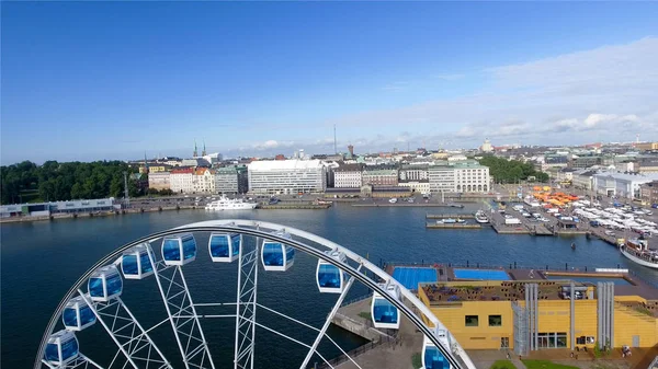 Bela vista aérea de Helsínquia, Finlândia — Fotografia de Stock