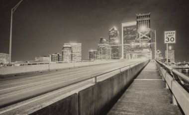 Jacksonville, Fl - 15 Şubat 2016: Jacksonville manzarası ni