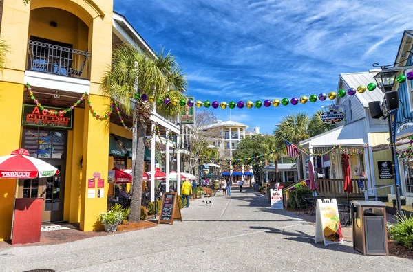 New Orleans, La - februari 2016: Stadsstraten voor Mardi Gras. Th — Stockfoto