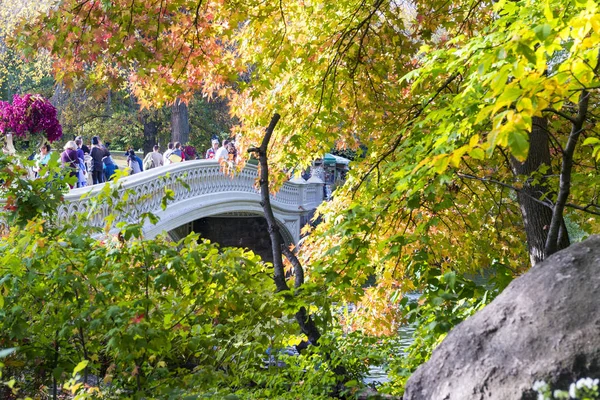 Centrální Pak na podzim, New York — Stock fotografie