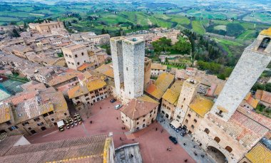 San Gimignano, Toskana Ortaçağ kuleleri