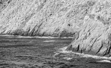 Harika Sahil kayalar, kızılötesi görünümü