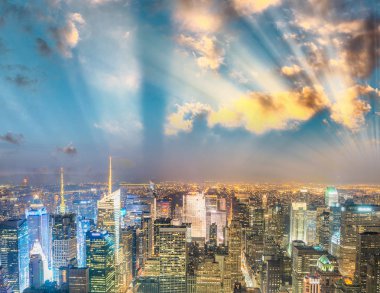 New york gece ışıkları