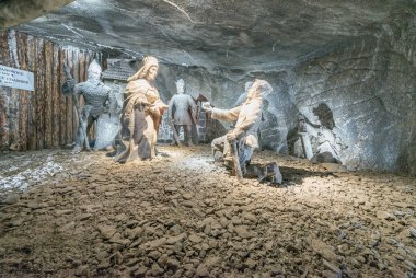 Wieliczka Salt Mine iç Polonya
