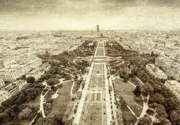 Luftaufnahme von Paris, Frankreich — Stockfoto