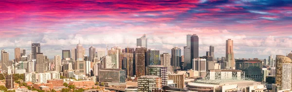 Melbourne, Avustralya havadan görünümü