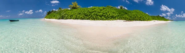 Bela vista panorâmica da Ilha Maldive — Fotografia de Stock