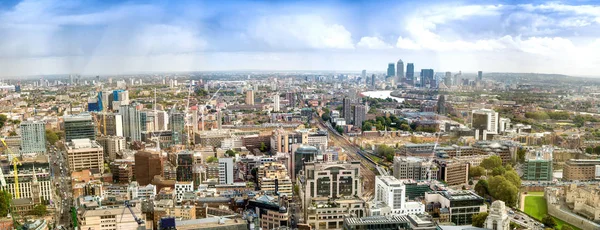 Hava günbatımı panoramik Londra, Güney tarafı — Stok fotoğraf