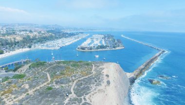 California Sahil güzel havadan görünümü