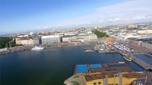 Bela vista aérea de Helsínquia, Finlândia — Fotografia de Stock