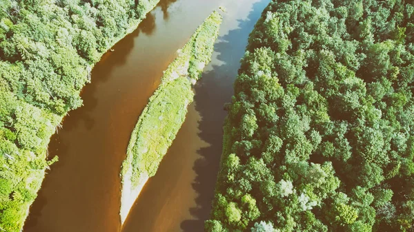 Gauja National Park aerial view — Stock Photo, Image