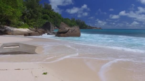 Festői Kilátás Nyílik Anse Intendance Mahe Seychelles — Stock videók