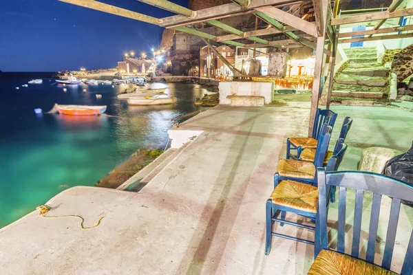 希腊圣托里尼渔村 — 图库照片