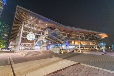 Vancouver, Kanada - 8 Ağustos 2017: Vancouver Kongre Merkezi 