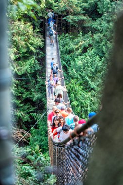 Vancouver, Kanada - 11 Ağustos 2017: CAPI keşfetmek ziyaretçi