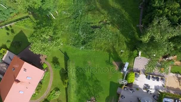 Amazing Luchtfoto Van Gauja Nationaal Park Lijfland Grootste Nationaal Park — Stockvideo