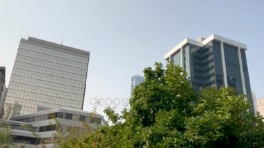 Vancouver, Kanada - 10 Ağustos 2017: şehir manzarası, modern kentsel binalar, havadan görünümü 