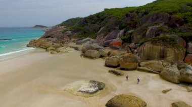 Sahil Wilsons Promontory Milli Parkı, Victoria, Avustralya, muhteşem doğası