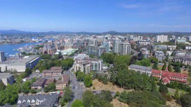 Victoria manzarası, Vancouver Adası, havadan görünümü