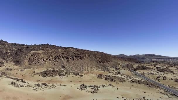 Luchtfoto Van Santiago Del Teide Eiland Tenerife Provincie Santa Cruz — Stockvideo