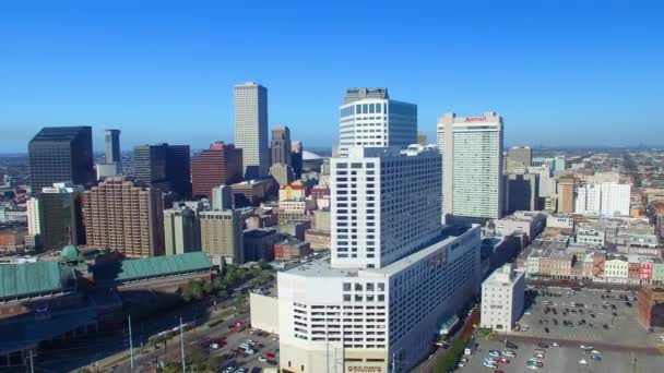 Historische Crescent City Connection Bridge New Orleans Louisiana Usa Video — Stockvideo