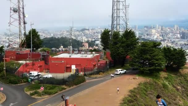 Widok San Francisco Skyline California Stany Zjednoczone Ameryki Wideo — Wideo stockowe