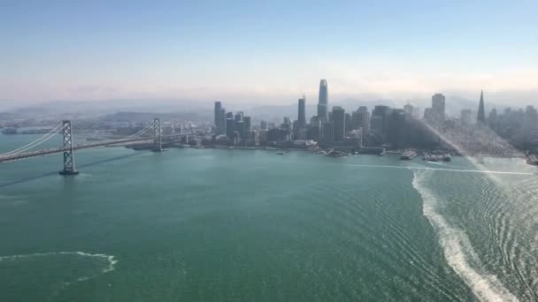 Légi Felvétel San Francisco Városára California Amerikai Egyesült Államok Videóinak — Stock videók