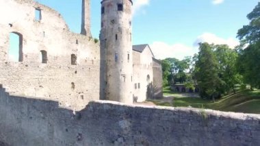 Haapsalu Kalesi 'nin havadan görünüşü, Estonya