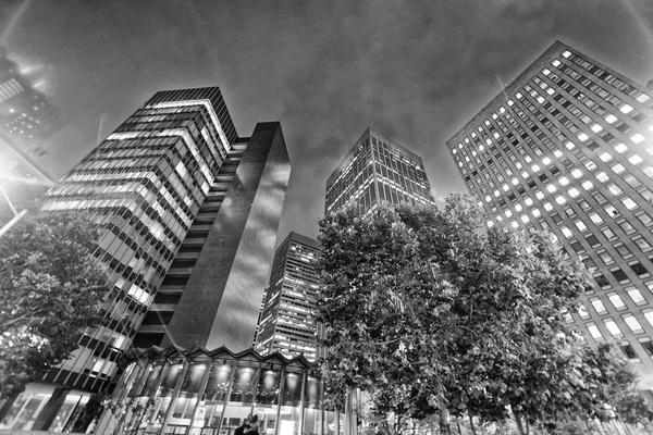 Skyline Notturno San Francisco Union Square — Foto Stock