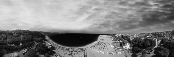 Панорамный Вид Побережье Соверато Пляжи Летом Калабрия Италия — стоковое фото