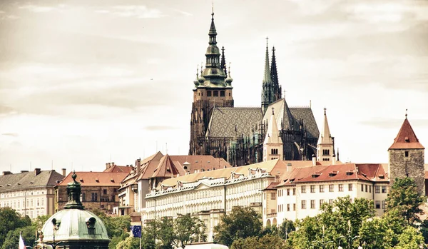 Средневековая Архитектура Чехии Европы — стоковое фото