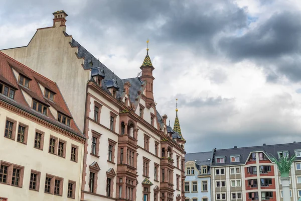 Bâtiments Médiévaux Anciens Leipzig Allemagne — Photo