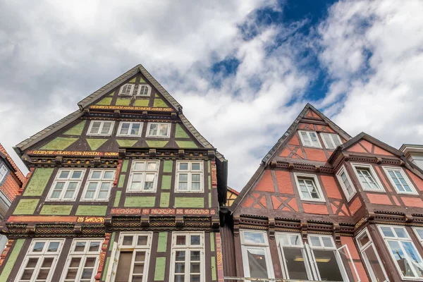 Celle Alemania Edificios Coloridos Centro Ciudad Día Soleado — Foto de Stock
