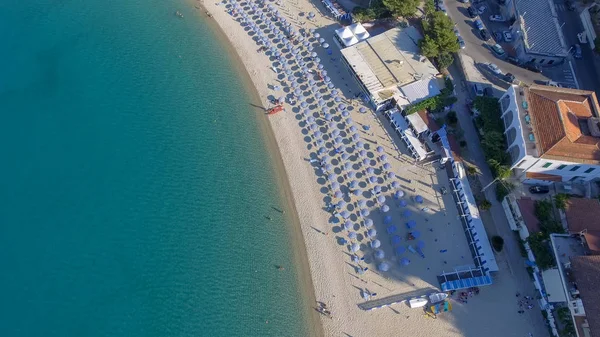 Plaj Sahil Şeridi Caminia Calabria Havadan Görünümü — Stok fotoğraf