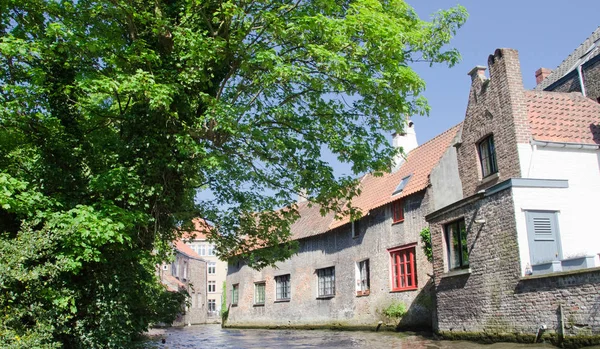 Architektura Kolory Brugii Belgia — Zdjęcie stockowe