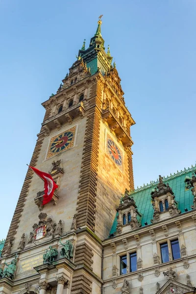 Old City Hall Rathausmarkt Hamburg Hamburg Tyskland — Stockfoto