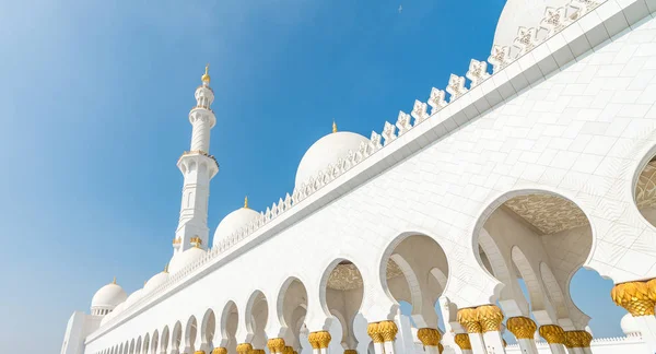 Мечеть Шейха Заєда Прекрасний Сонячний День Абу Дабі — стокове фото