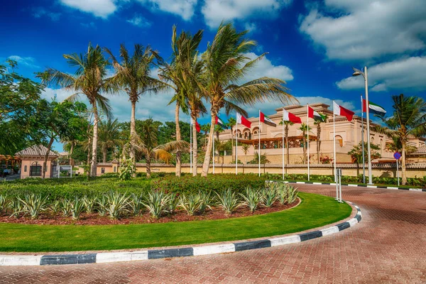 Dubai Emirados Árabes Unidos Dezembro 2016 Palm Jumeirah Edifícios Belo — Fotografia de Stock