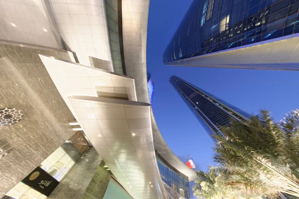 Abu Dhabi Uae December 2016 Street View Corniche Road Byggnader — Stockfoto